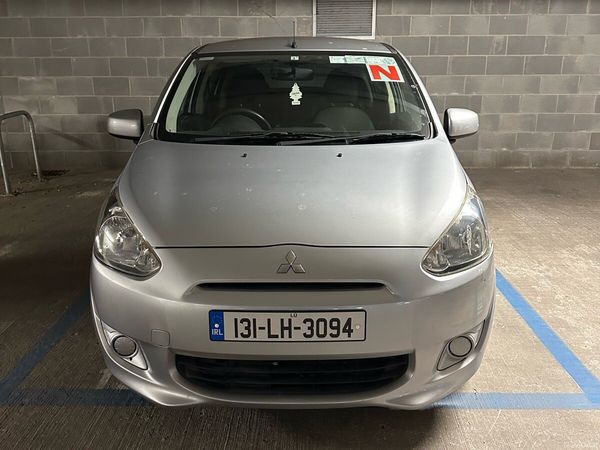 Mitsubishi Mirage Hatchback, Petrol, 2013, Silver
