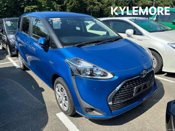 Toyota Sienta MPV, Petrol Hybrid, 2019, Blue