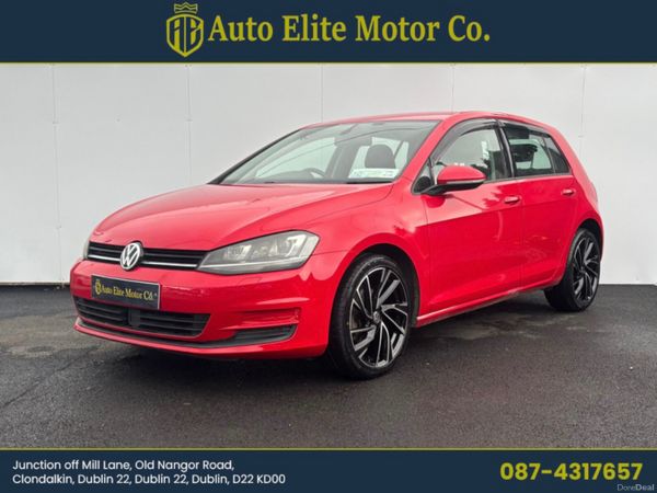 Volkswagen Golf Hatchback, Petrol, 2014, Red