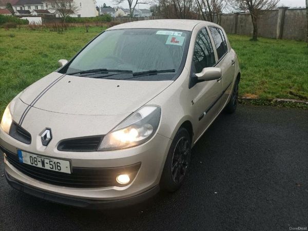 Renault Clio Hatchback, Petrol, 2008, Yellow
