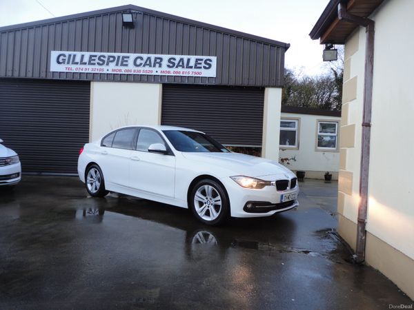 BMW 3-Series Saloon, Diesel, 2017, White