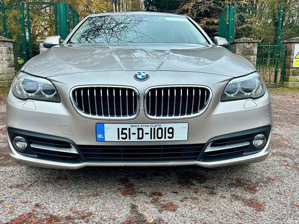 BMW 5-Series Saloon, Diesel, 2015, Silver