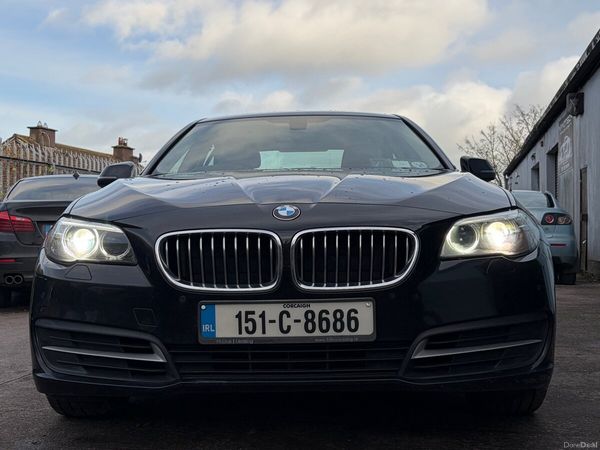 BMW 5-Series Saloon, Diesel, 2015, Black
