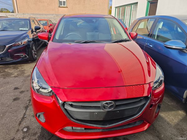 Mazda Demio Hatchback, Petrol, 2017, Red