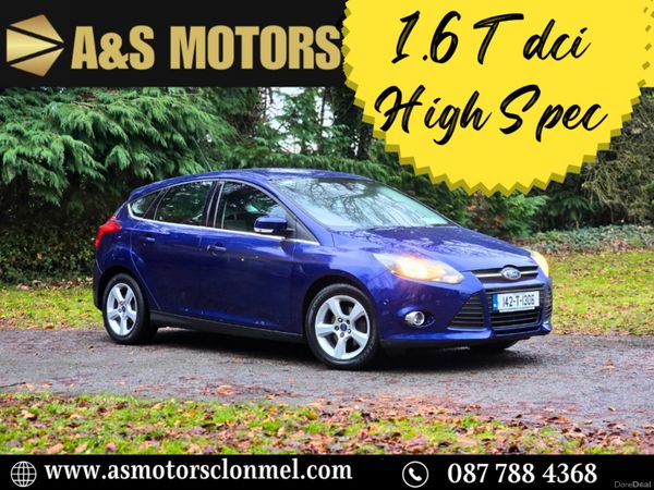 Ford Focus Hatchback, Diesel, 2014, Blue