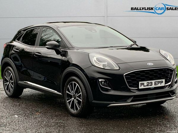 Ford Puma SUV, Petrol Hybrid, 2023, Black