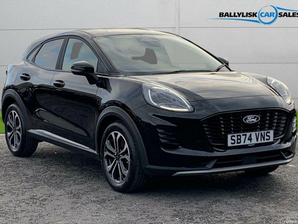 Ford Puma SUV, Petrol Hybrid, 2025, Black