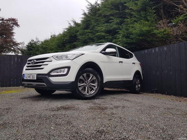 Hyundai Santa Fe SUV, Diesel, 2014, White