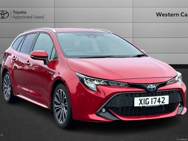 Toyota Corolla Estate, Petrol Hybrid, 2020, Red