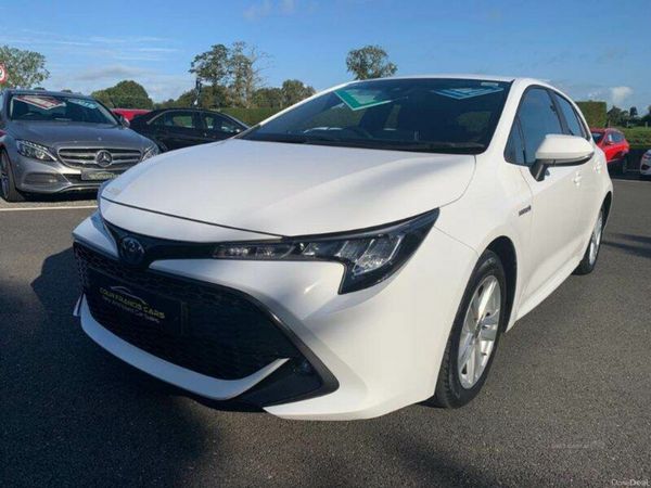 Toyota Corolla Hatchback, Petrol Hybrid, 2021, White