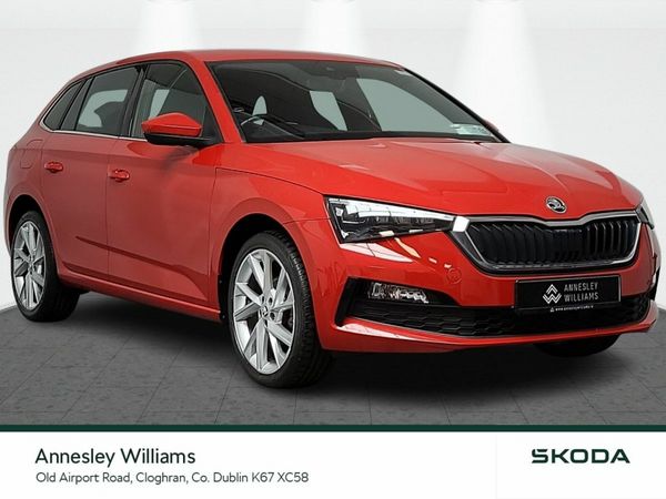 Skoda Scala Hatchback, Petrol, 2020, Red