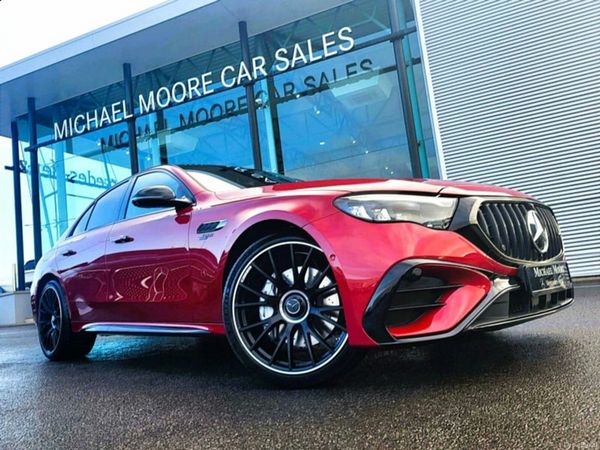 Mercedes-Benz E-Class Saloon, Petrol Plug-in Hybrid, 2026, Red