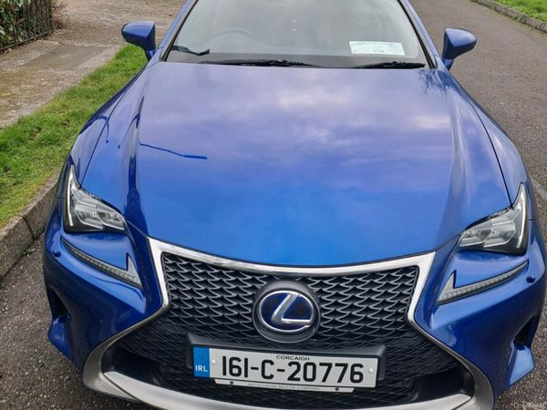 Lexus RC Coupe, Petrol Hybrid, 2016, Blue