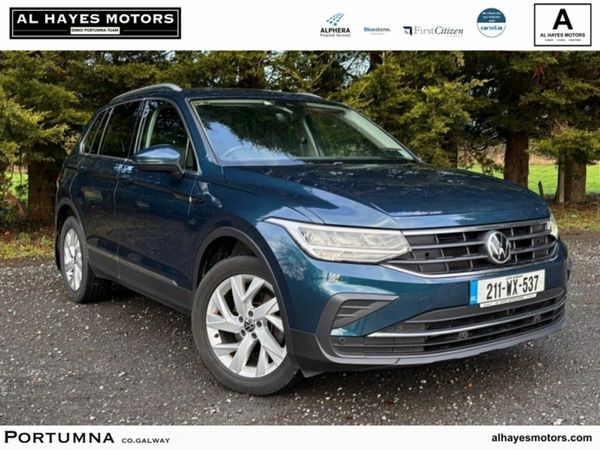 Volkswagen Tiguan SUV, Diesel, 2021, Blue