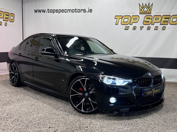 BMW 3-Series Saloon, Petrol Hybrid, 2018, Black