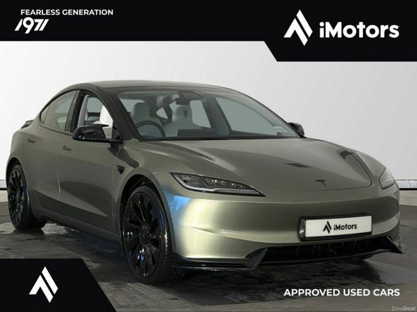 Tesla Model 3 Saloon, Electric, 2024, Green