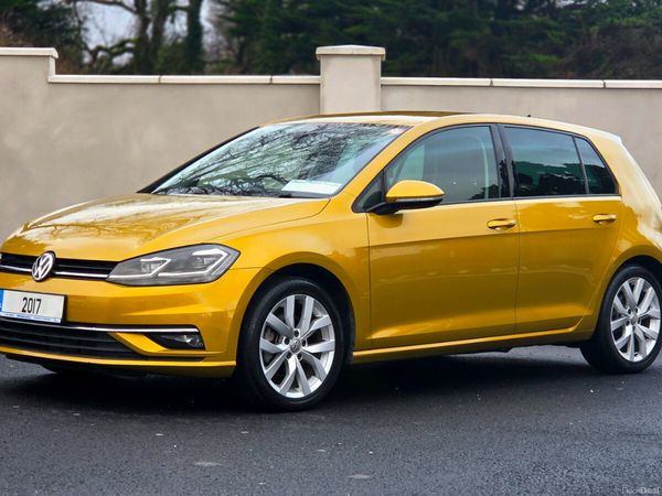 Volkswagen Golf Hatchback, Petrol, 2017, Gold