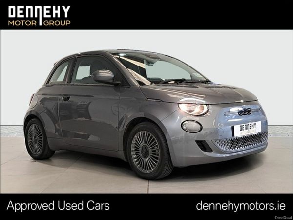 Fiat 500 Hatchback, Electric, 2022, Grey