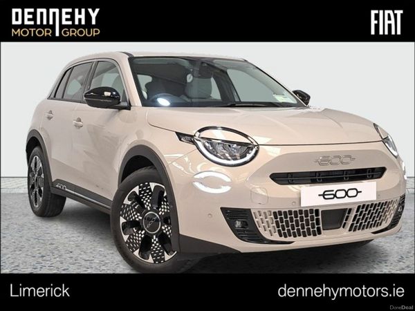 Fiat 600 SUV, Electric, 2025, Gold