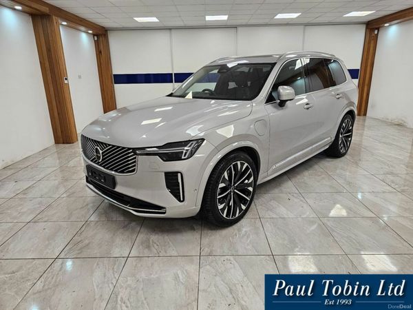 Volvo XC90 SUV, Petrol Plug-in Hybrid, 2025, Silver