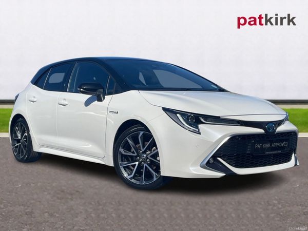 Toyota Corolla Hatchback, Petrol Hybrid, 2021, White