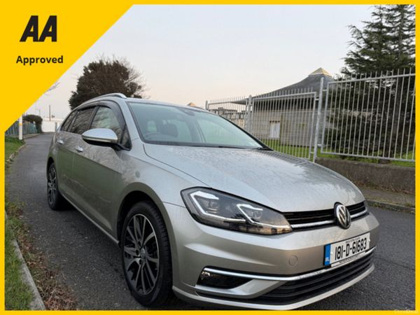 Volkswagen Golf Estate, Petrol, 2018, Silver