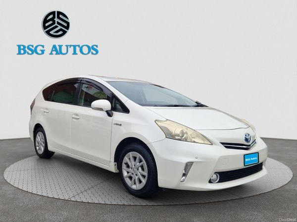 Toyota Prius MPV, Petrol Hybrid, 2013, White