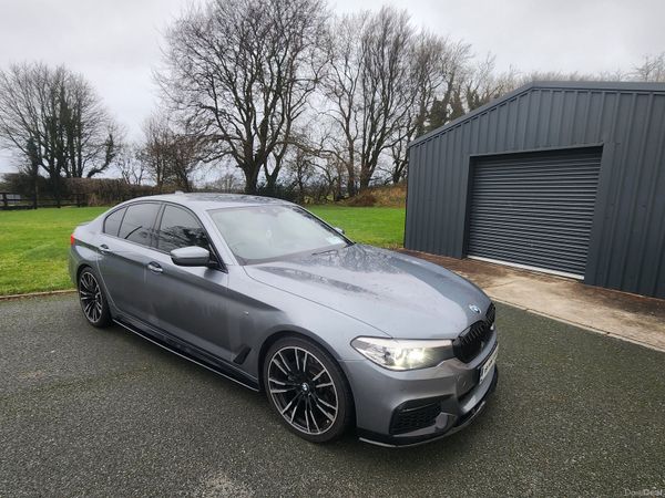 BMW 5-Series Saloon, Diesel, 2018, Blue