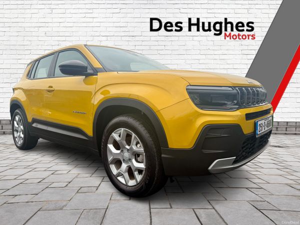 Jeep Avenger SUV, Electric, 2025, Yellow