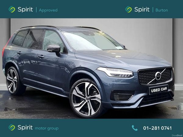 Volvo XC90 SUV, Petrol Hybrid, 2021, Blue