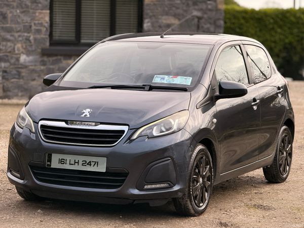 Peugeot 108 Hatchback, Petrol, 2016, Grey
