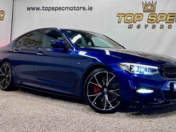 BMW 5-Series Saloon, Diesel, 2018, Blue