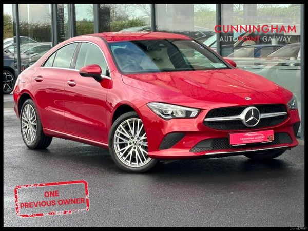 Mercedes-Benz CLA Saloon, Petrol Plug-in Hybrid, 2022, Red