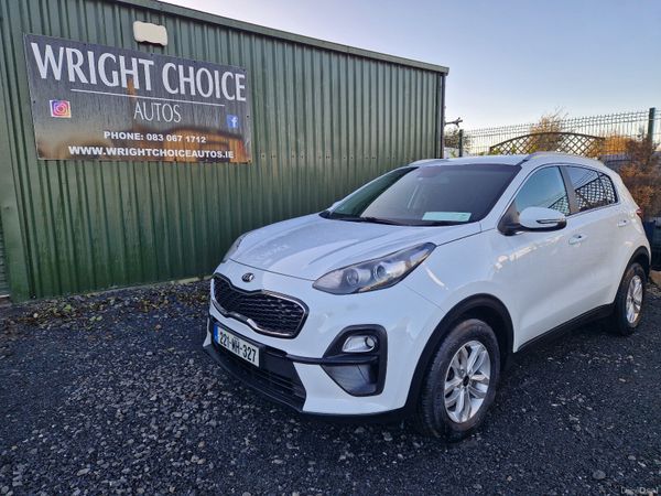Kia Sportage SUV, Diesel Hybrid, 2022, White