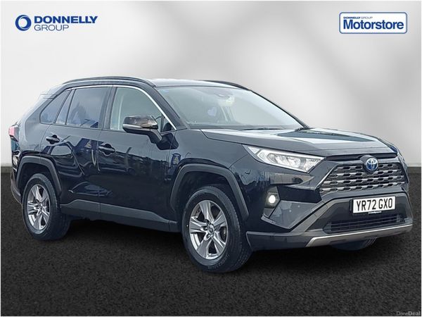 Toyota RAV4 Estate, Petrol Hybrid, 2022, Black