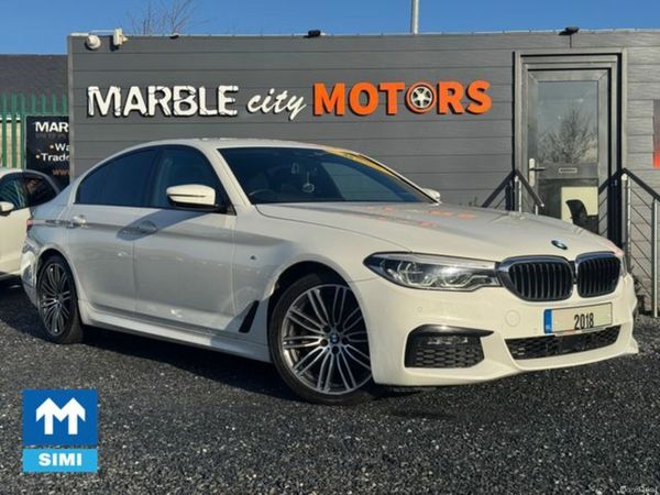 BMW 5-Series Saloon, Diesel, 2018, White