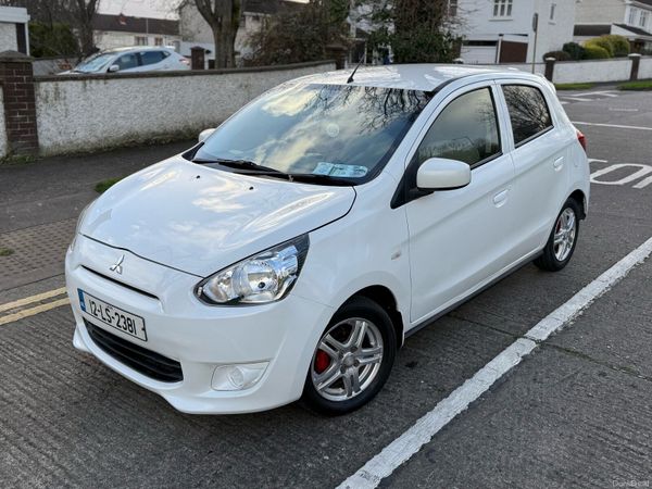 Mitsubishi Mirage Hatchback, Petrol, 2012, White