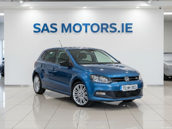Volkswagen Polo Hatchback, Petrol, 2017, Blue