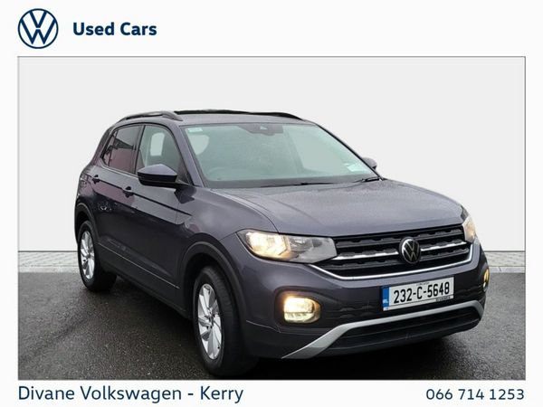 Volkswagen T-Cross SUV, Petrol, 2023, Grey