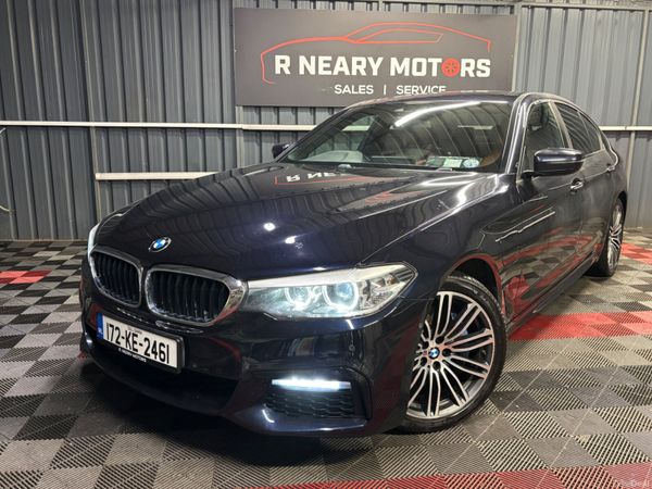 BMW 5-Series Saloon, Petrol Plug-in Hybrid, 2017, Black
