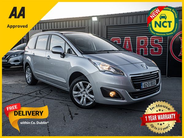 Peugeot 5008 MPV, Diesel, 2016, Grey