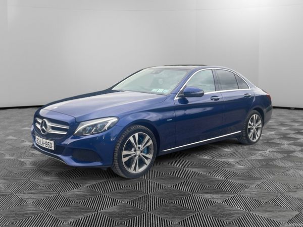 Mercedes-Benz C-Class Saloon, Petrol Plug-in Hybrid, 2016, Blue