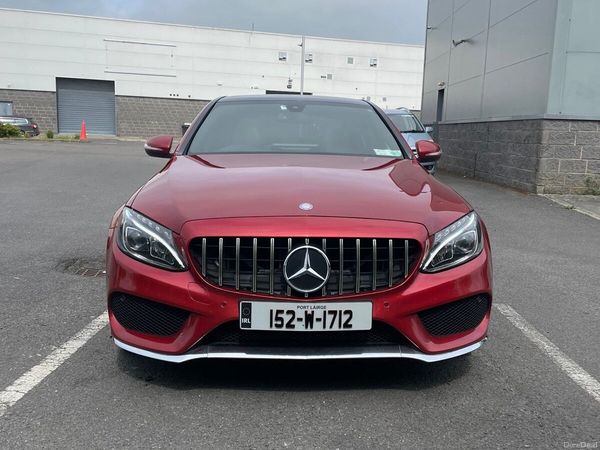 Mercedes-Benz C-Class Saloon, Diesel, 2015, Red