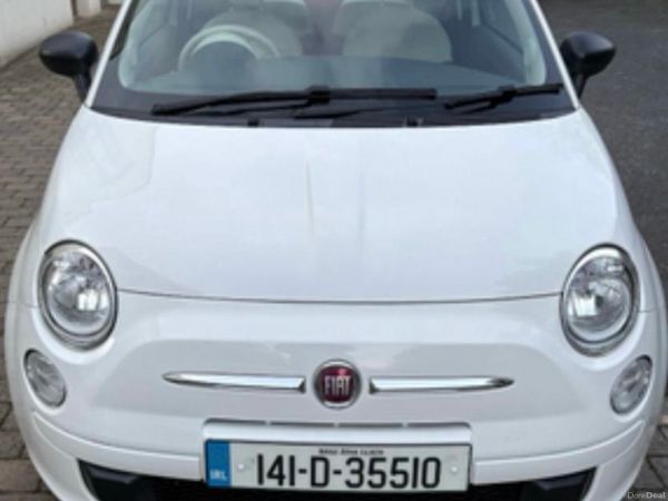 Fiat 500 Hatchback, Petrol, 2014, White