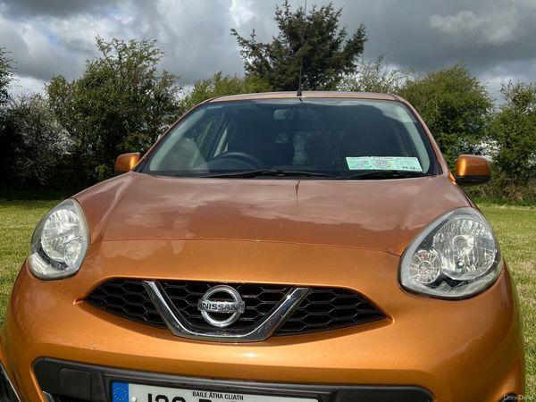 Nissan March Hatchback, Petrol, 2013, Orange