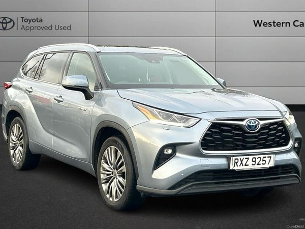 Toyota Highlander SUV, Petrol Hybrid, 2022, Silver