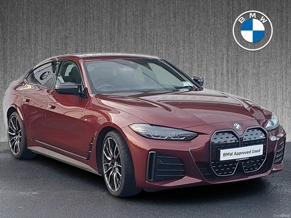 BMW i4 Saloon, Electric, 2023, Red