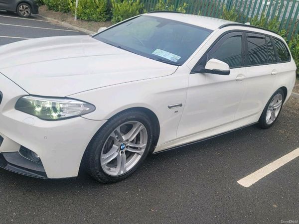BMW 5-Series Estate, Diesel, 2015, White