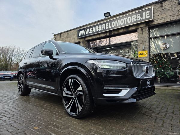 Volvo XC90 SUV, Petrol Plug-in Hybrid, 2022, Black