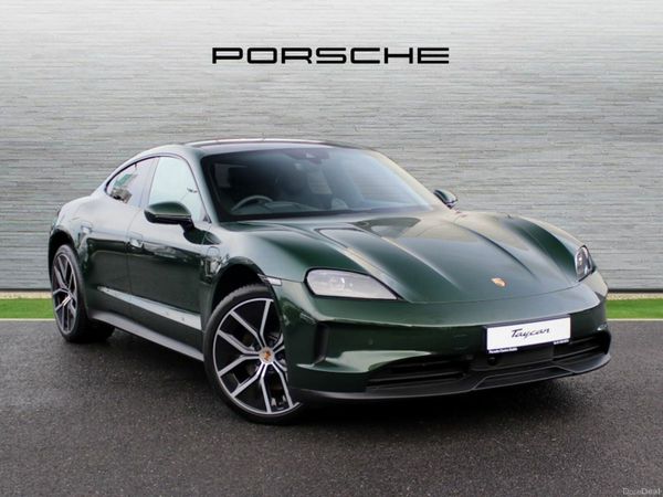 Porsche Taycan Saloon, Electric, 2026, Green